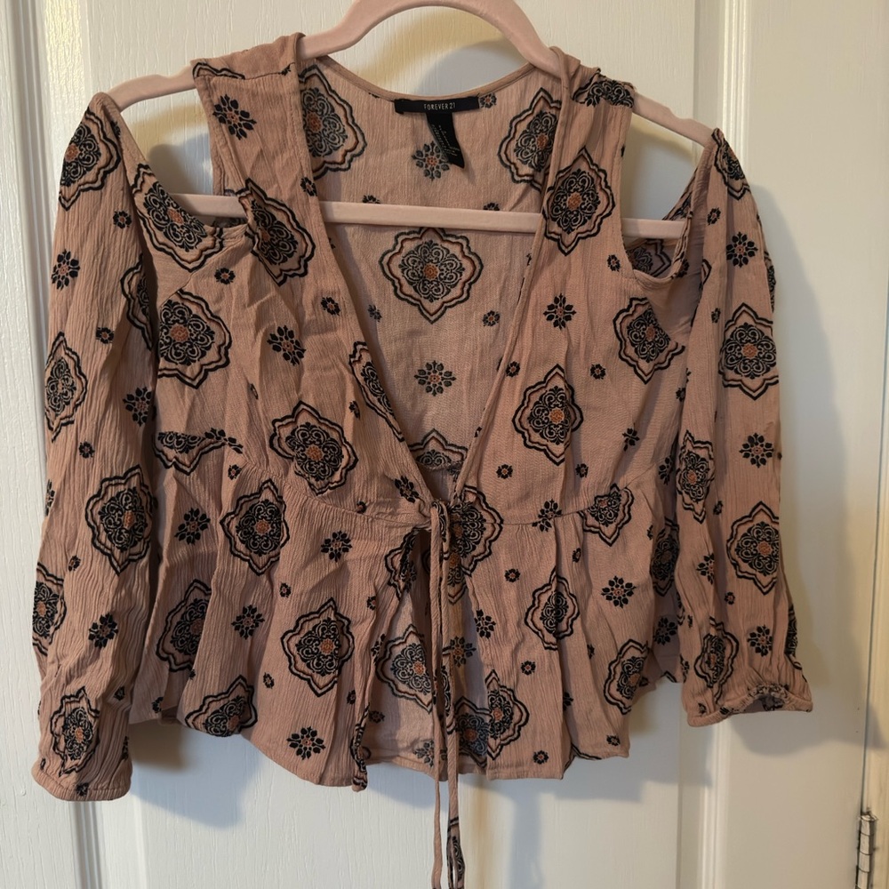 Forever 21 tie up top